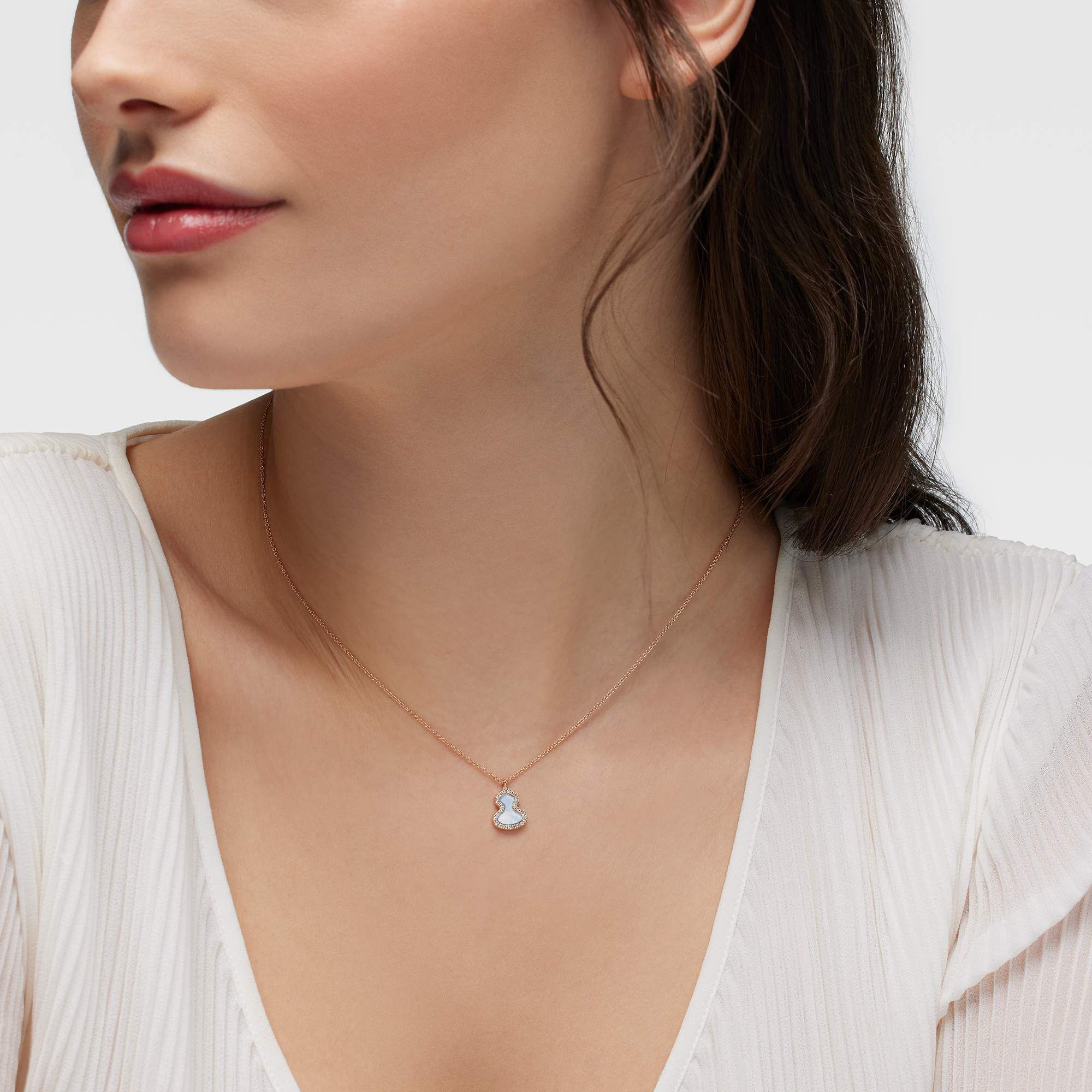 Rose gold cheap mothers necklace